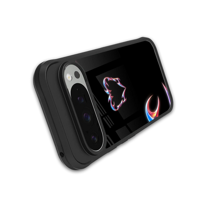 Prism Heart stylish phone case for google pixel 9 pro xl | glossy glass and slim fit