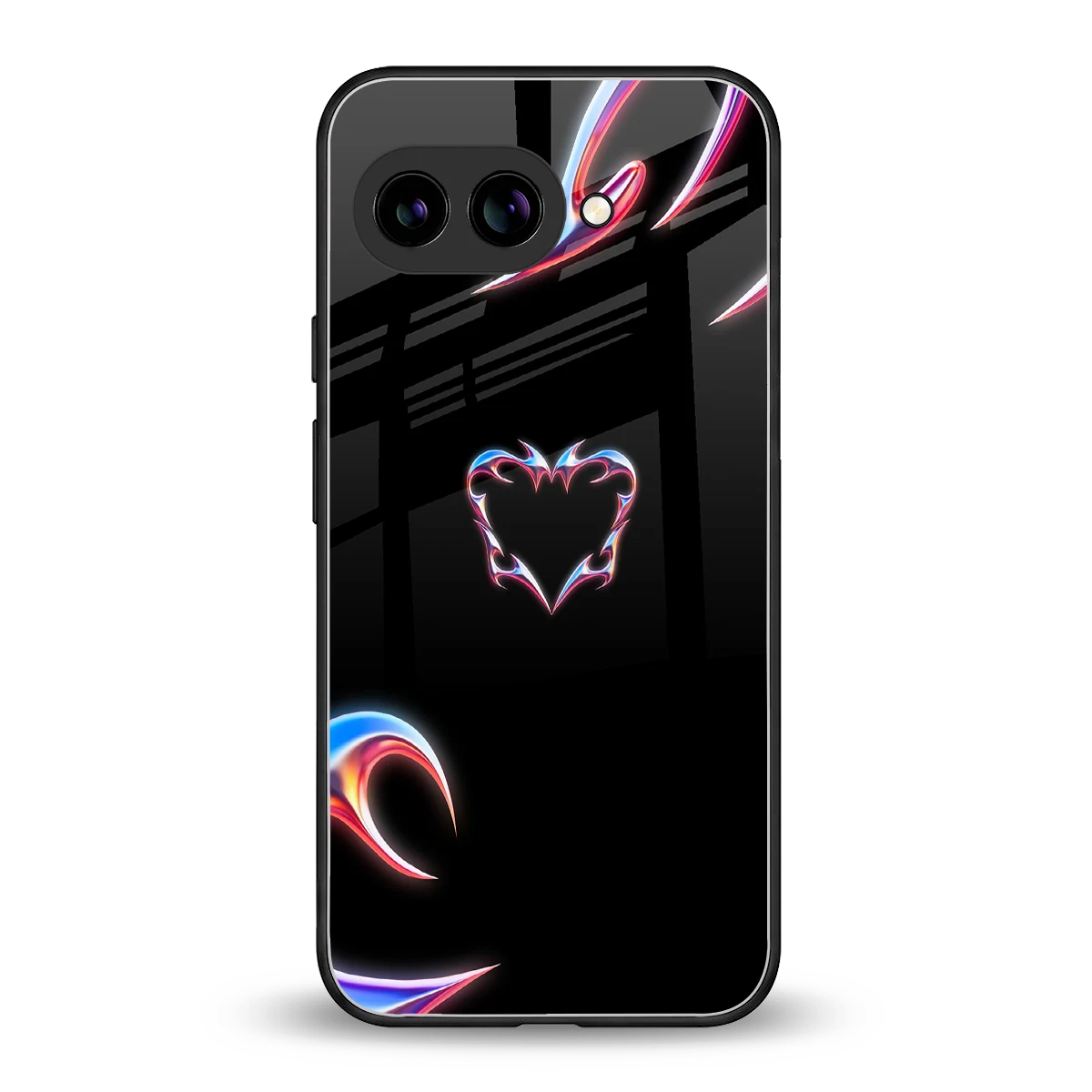 Prism Heart back phone cover | glass case for google pixel 10a