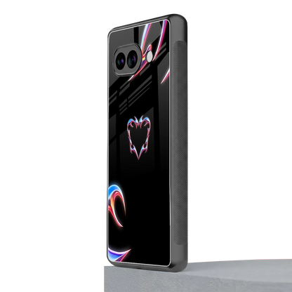 Prism Heart google pixel 10a mobile cover | shockproof glass phone case