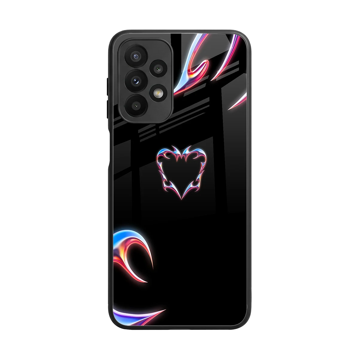 Prism Heart back phone cover | glass case for samsung galaxy a23