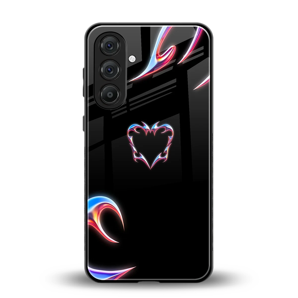 Prism Heart back phone cover | glass case for samsung galaxy a14 5g