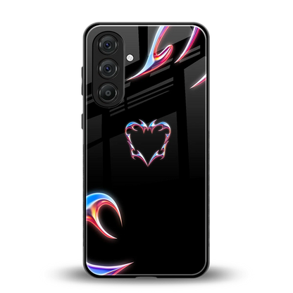 Prism Heart back phone cover | glass case for samsung galaxy a16 5g