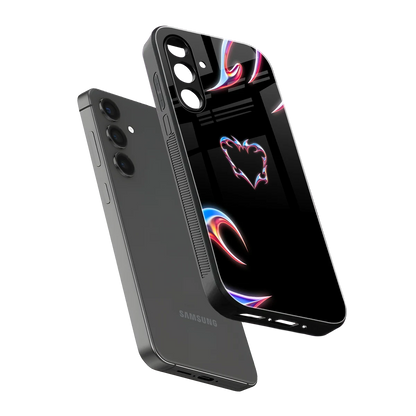 Prism Heart sleek samsung galaxy a14 5g cover with tempered glass back and TPU edges