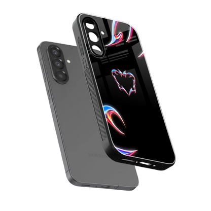 Prism Heart sleek samsung galaxy a36 5g cover with tempered glass back and TPU edges