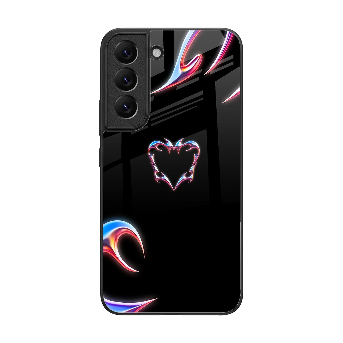 Prism Heart back phone cover | glass case for samsung galaxy s22