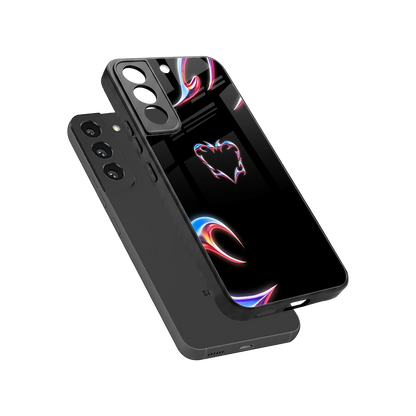 Prism Heart sleek samsung galaxy s22 cover with tempered glass back and TPU edges