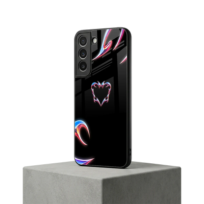 Prism Heart samsung galaxy s22 mobile cover | shockproof glass phone case