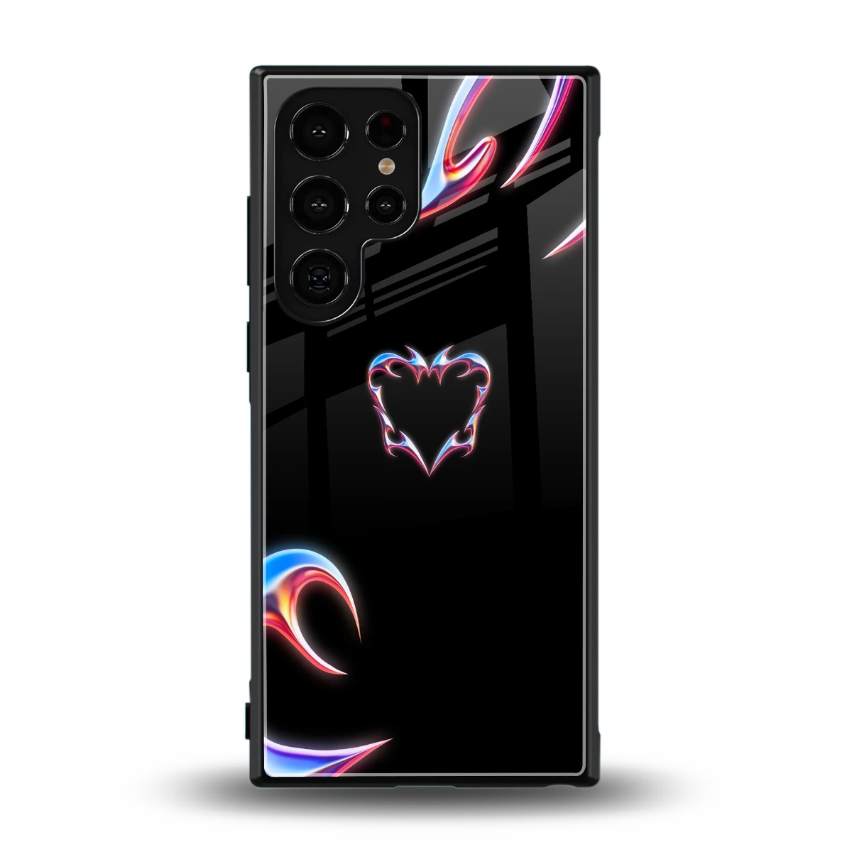 Prism Heart back phone cover | glass case for samsung galaxy s23 ultra