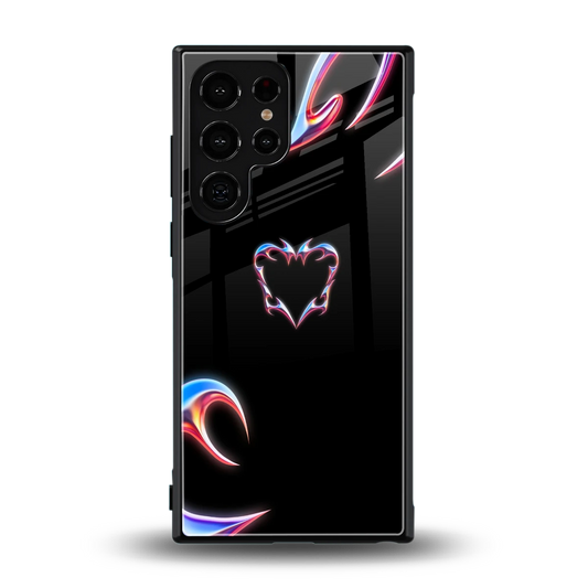 Prism Heart back phone cover | glass case for samsung galaxy s24 ultra