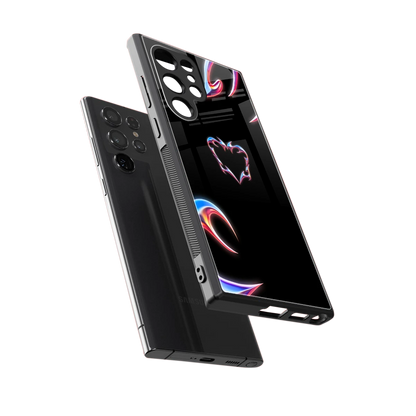 Prism Heart sleek samsung galaxy s23 ultra cover with tempered glass back and TPU edges