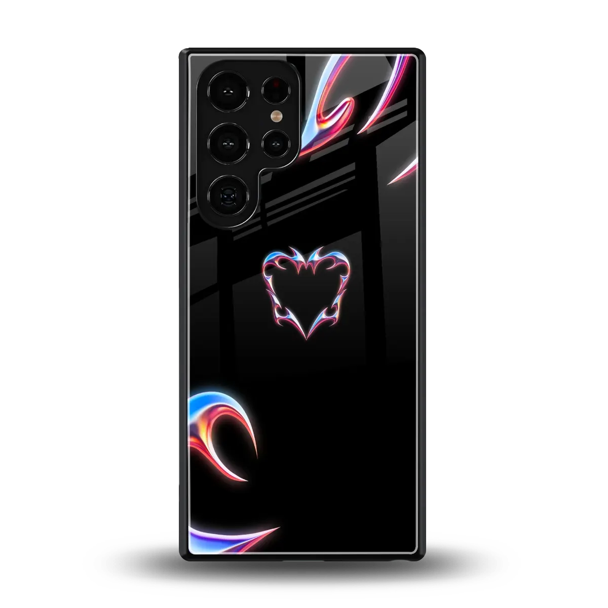 Prism Heart back phone cover | glass case for samsung galaxy s25 ultra