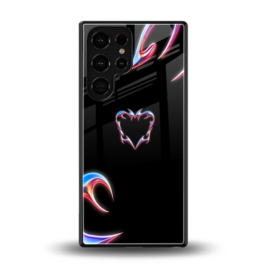 Prism Heart back phone cover | glass case for samsung galaxy s26 ultra