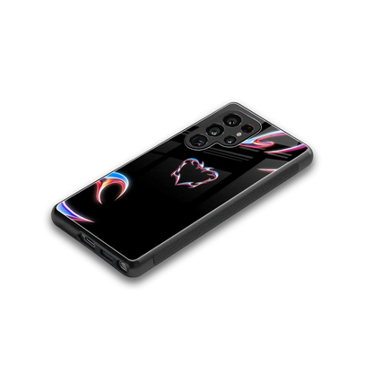 Prism Heart stylish phone case for samsung galaxy s25 ultra | glossy glass and slim fit
