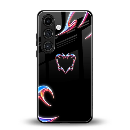 Prism Heart back phone cover | glass case for samsung galaxy s24