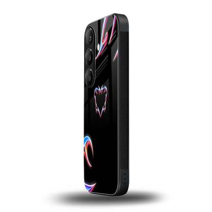 Prism Heart samsung galaxy s23 fe mobile cover | shockproof glass phone case