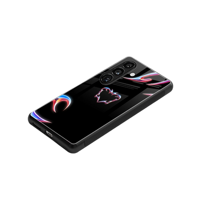 Prism Heart stylish phone case for samsung galaxy s23 fe | glossy glass and slim fit