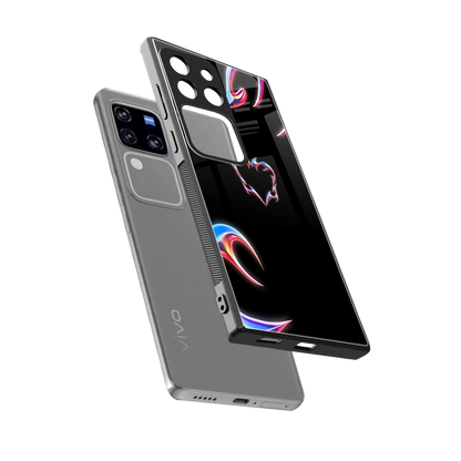Prism Heart sleekvivo v30 pro cover with tempered glass back and TPU edges
