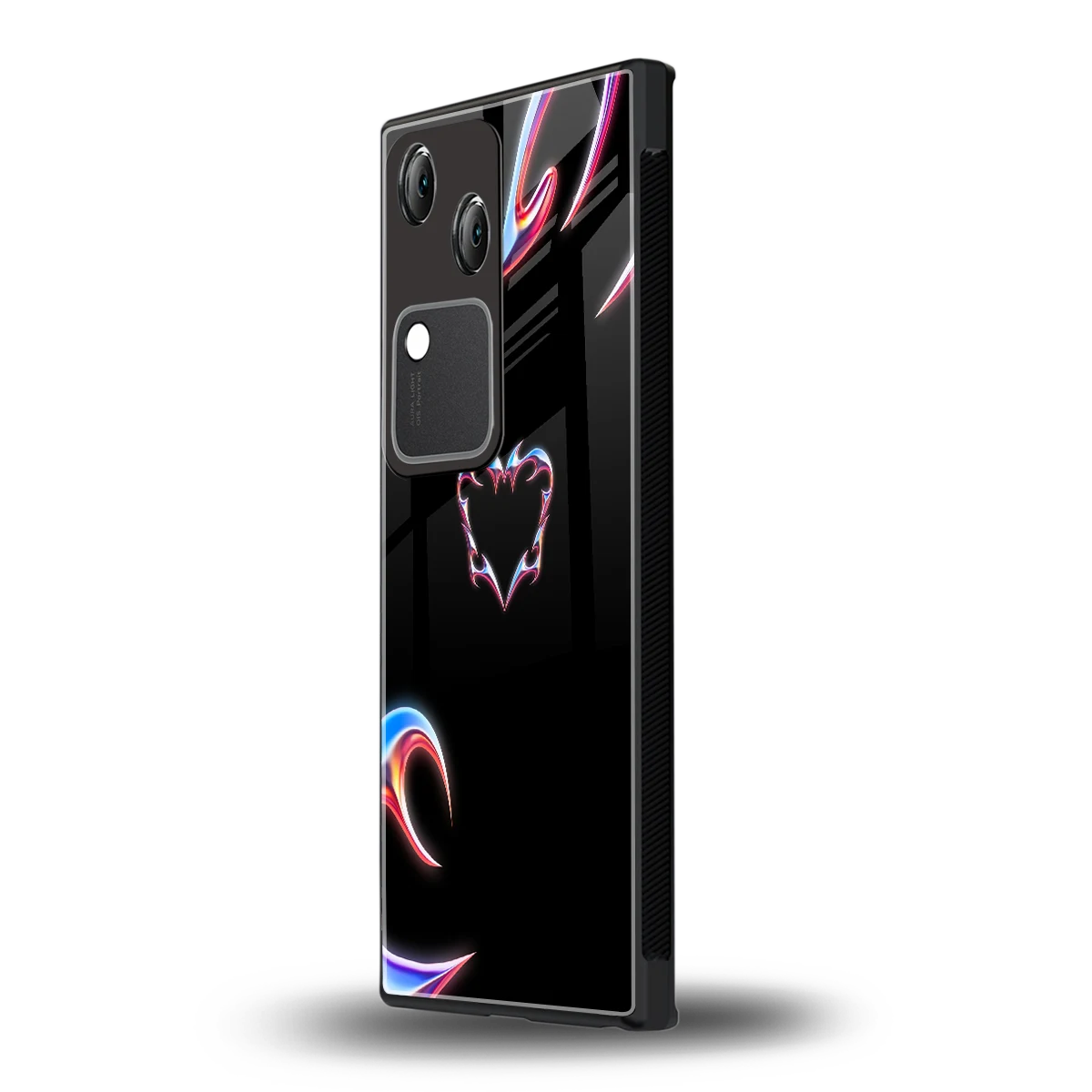 Prism Heart vivo v30 mobile cover | shockproof glass phone case