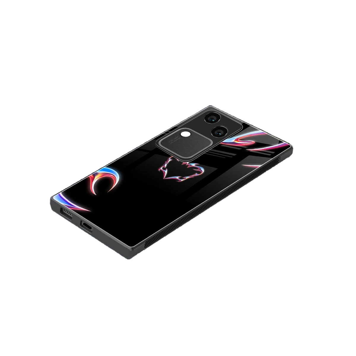 Prism Heart stylish phone case for vivo v30 | glossy glass and slim fit
