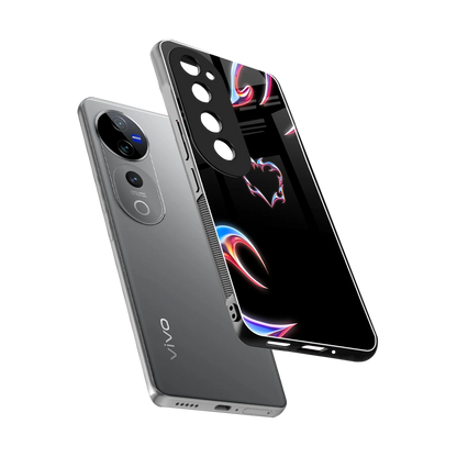 Prism Heart sleek vivo v40 pro cover with tempered glass back and TPU edges