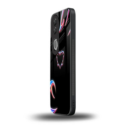 Prism Heart vivo v50 mobile cover | shockproof glass phone case