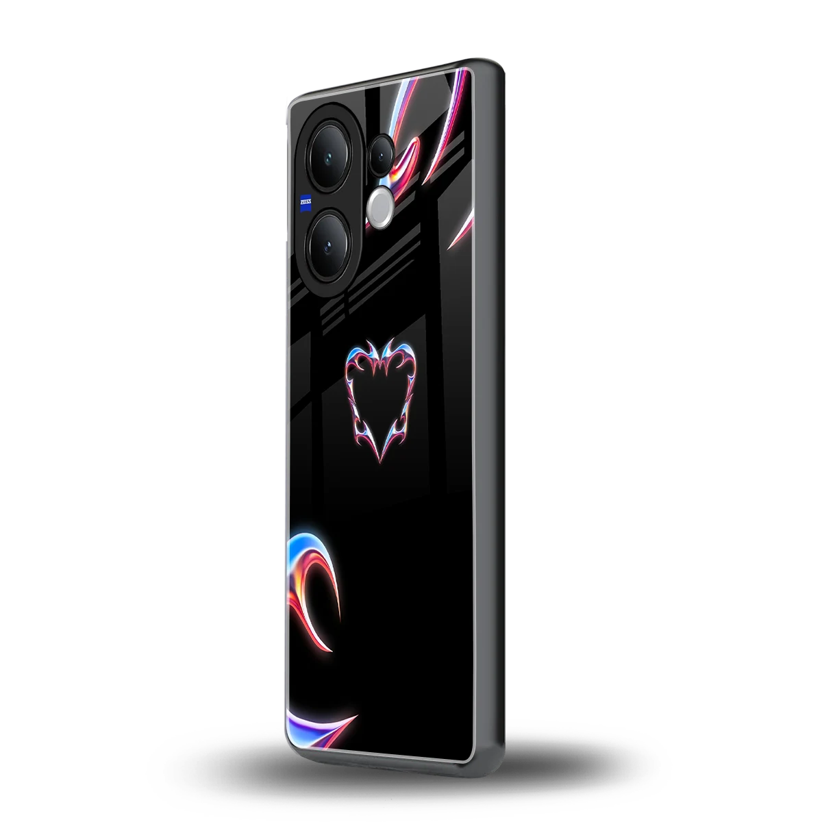 Prism Heart vivo v60 mobile cover | shockproof glass phone case