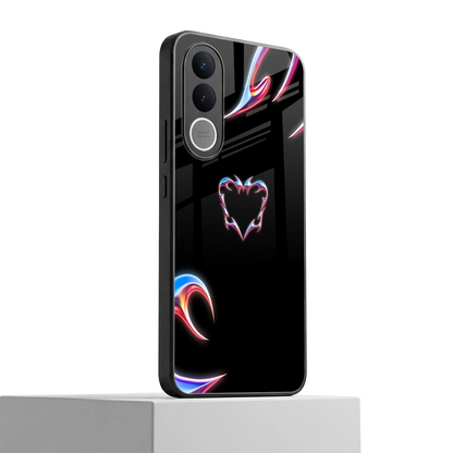 Prism Heart vivo v70 fe mobile cover | shockproof glass phone case