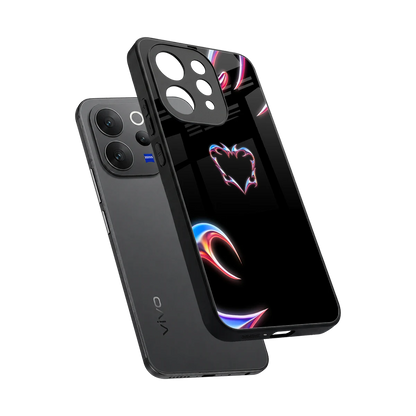 Prism Heart sleek vivo v70 elite cover with tempered glass back and TPU edges