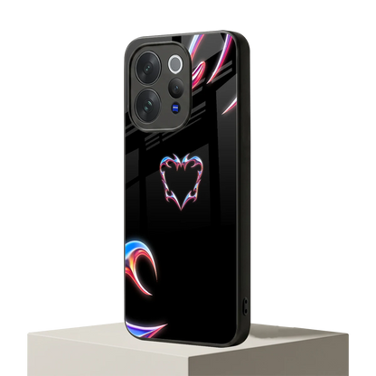 Prism Heart vivo v70 elite mobile cover | shockproof glass phone case