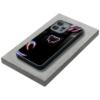 Prism Heart stylish phone case for vivo v70 elite | glossy glass and slim fit