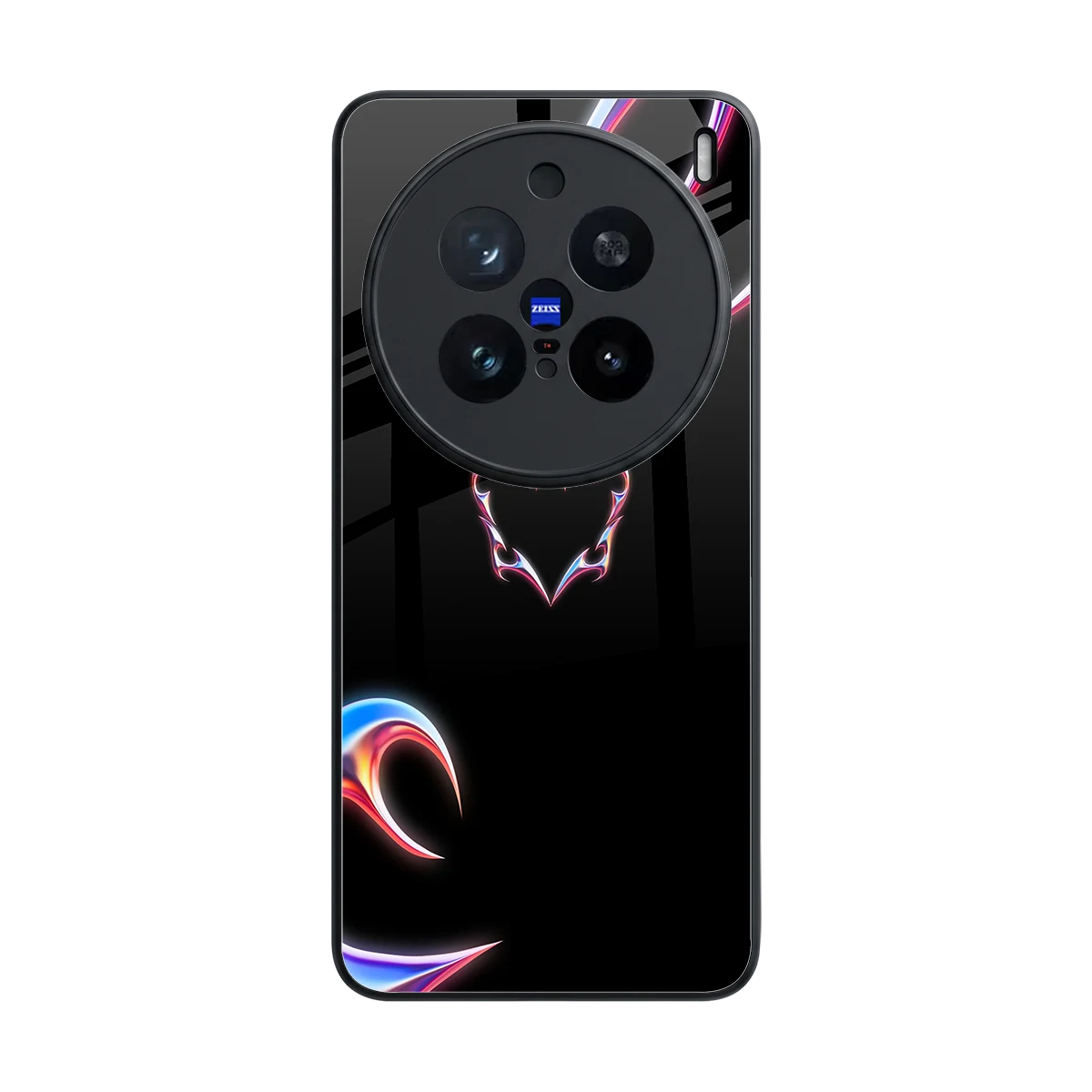 Prism Heart back phone cover | glass case for vivo x200 pro