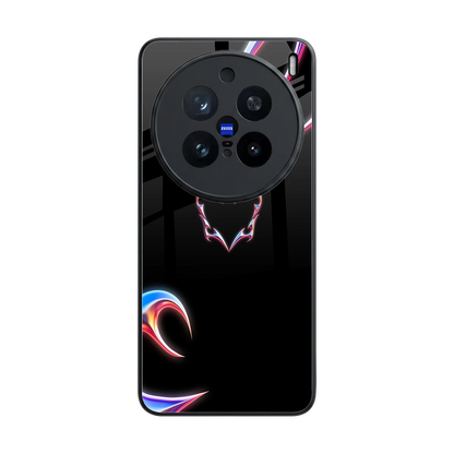 Prism Heart back phone cover | glass case for vivo x200 pro