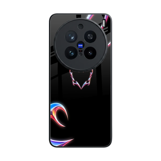 Prism Heart back phone cover | glass case for vivo x200 pro