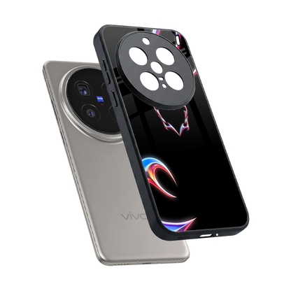 Prism Heart sleek vivo x200 pro cover with tempered glass back and TPU edges