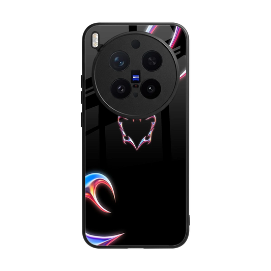 Prism Heart back phone cover | glass case for vivo x300 pro