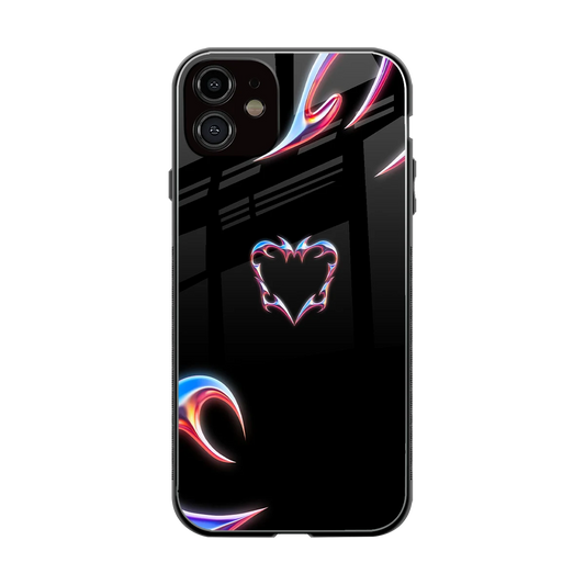 Prism Heart back phone cover | glass case for iphone 12