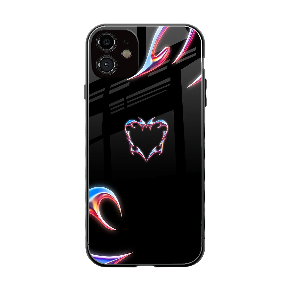 Prism Heart back phone cover | glass case for iphone 11