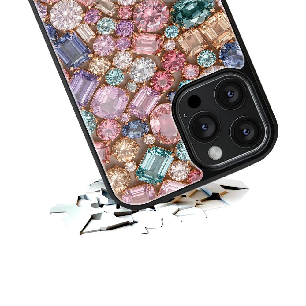 Durable Glass Back Mobile Case for iPhone, Samsung, OnePlus, Google Pixel, Redmi, Vivo, Oppo