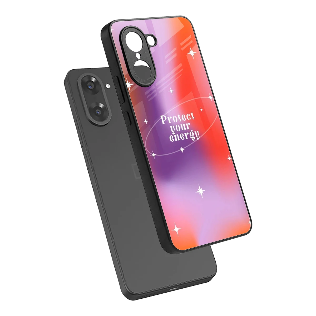 Protect Your Energy sleek oneplus nord ce5 5g cover with tempered glass back and TPU edges