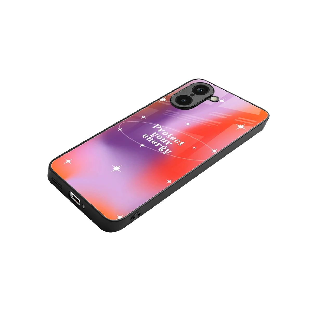 Protect Your Energy stylish phone case for oneplus nord ce5 5g | glossy glass and slim fit