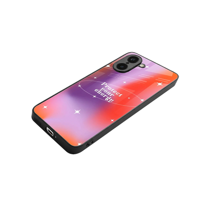 Protect Your Energy stylish phone case for oneplus nord ce5 5g | glossy glass and slim fit