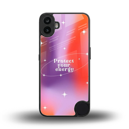 Protect Your Energy back phone cover | glass case for cmf nothing phone 1