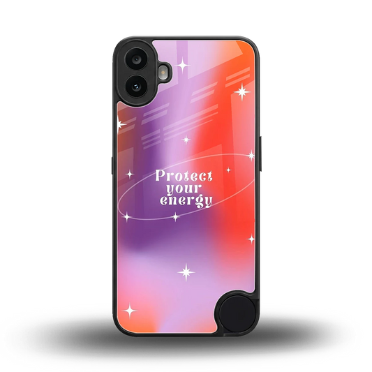 Protect Your Energy back phone cover | glass case for cmf nothing phone 1