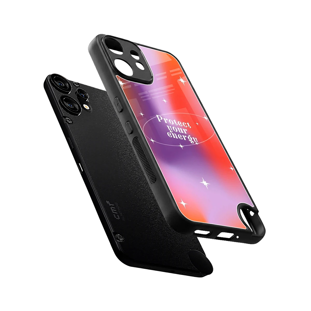 Protect Your Energy sleek cmf nothing phone 2 pro cover with tempered glass back and TPU edges