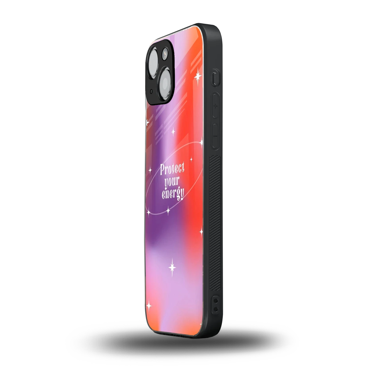 Protect Your Energy iphone 13 mini mobile cover | shockproof glass phone case