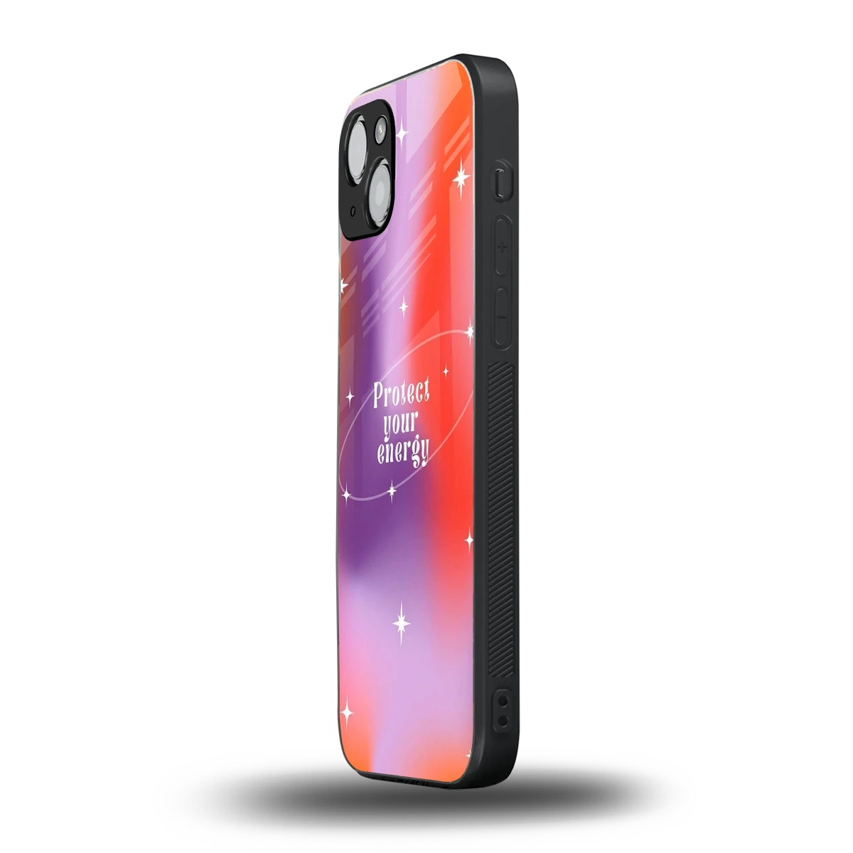 Protect Your Energy iphone 15 plus mobile cover | shockproof glass phone case