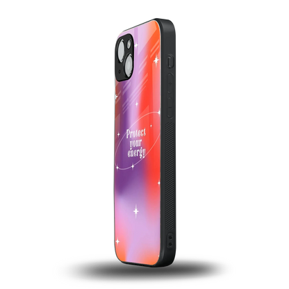 Protect Your Energy iphone 15 mobile cover | shockproof glass phone case
