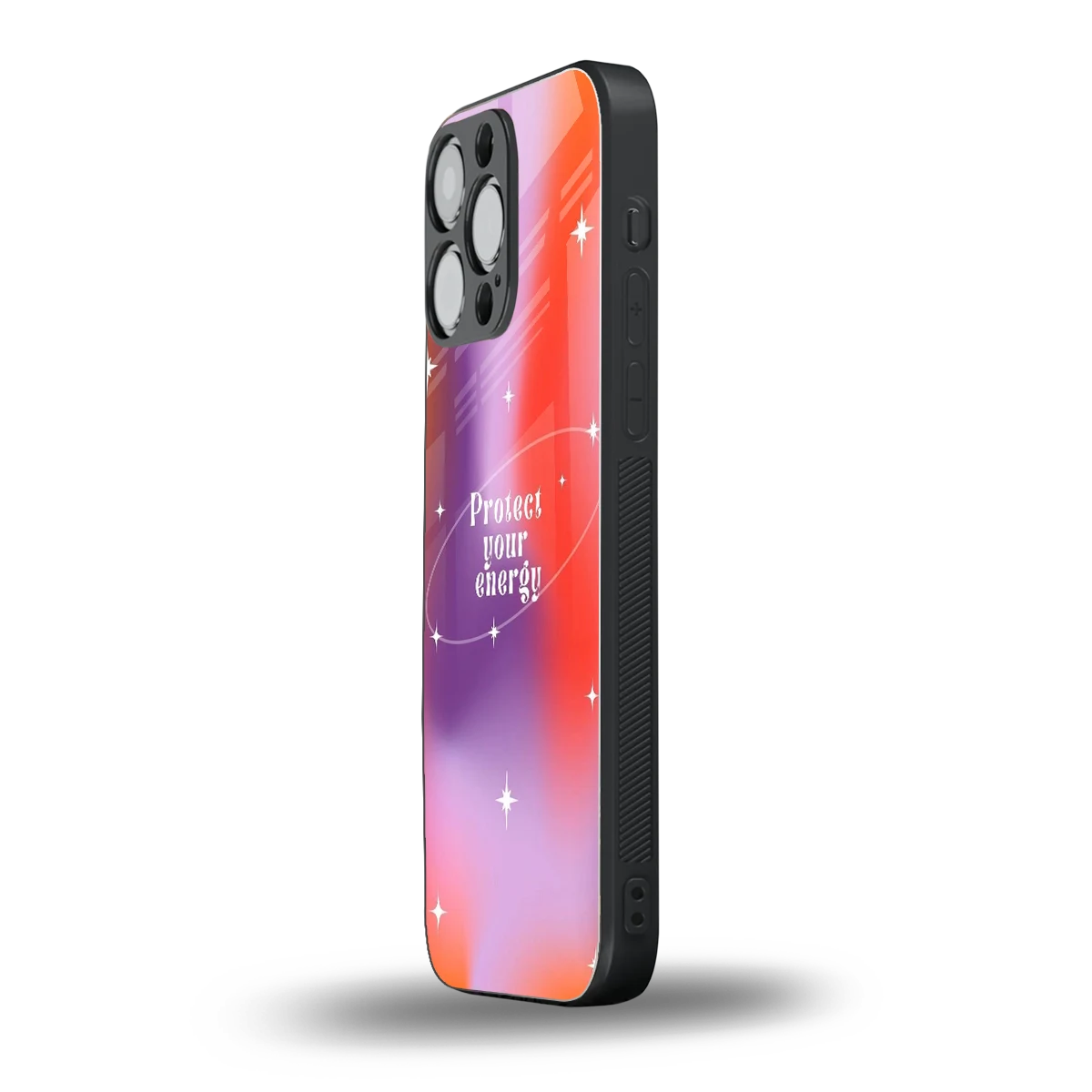 Protect Your Energy iphone 16 pro max mobile cover | shockproof glass phone case