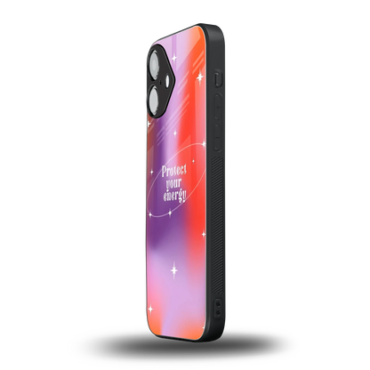 Protect Your Energy iPhone 16 mobile cover | shockproof glass phone case