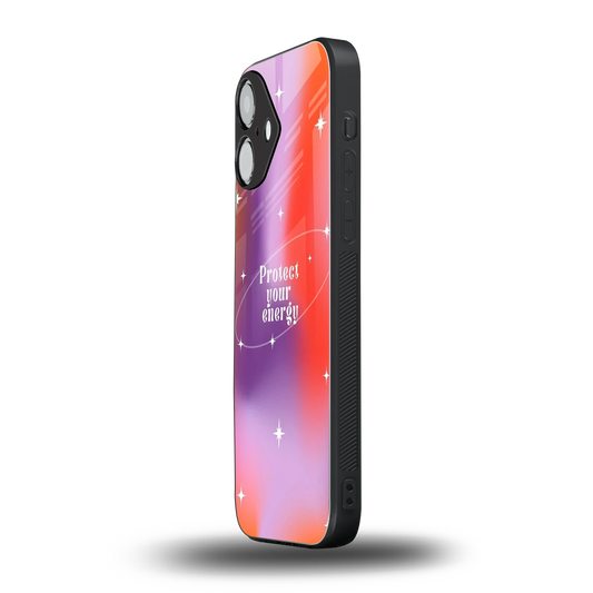 Protect Your Energy iPhone 16 mobile cover | shockproof glass phone case